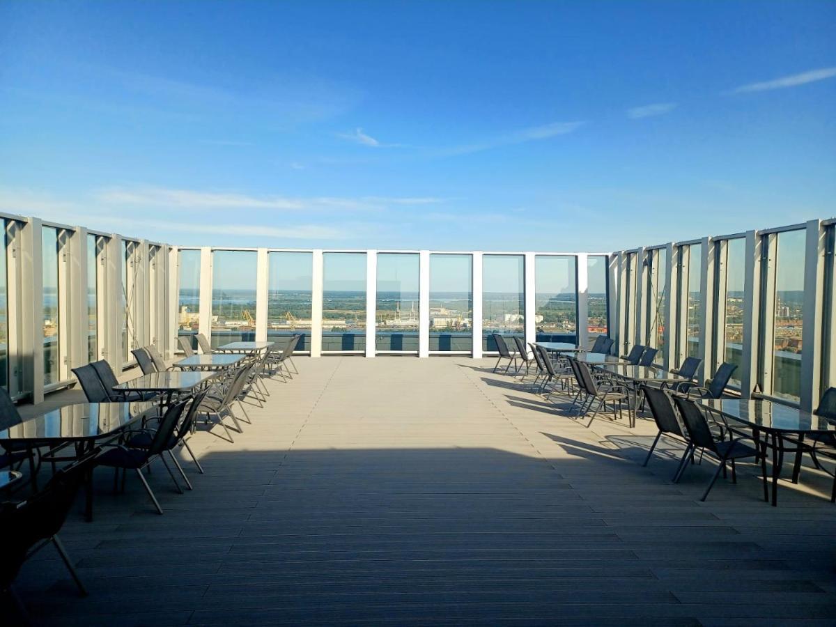Hanza Tower Ajp Lux Apartment Szczecin Dış mekan fotoğraf