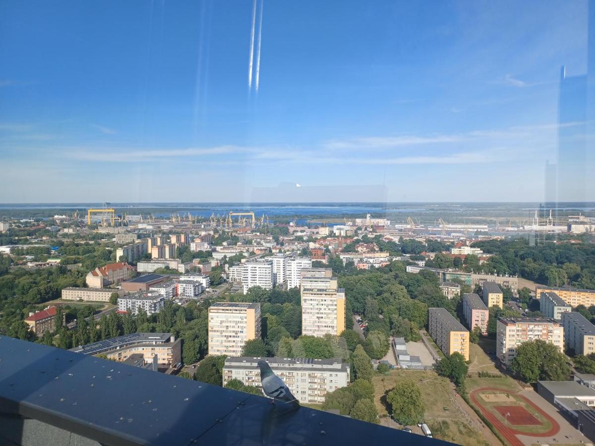 Hanza Tower Ajp Lux Apartment Szczecin Dış mekan fotoğraf
